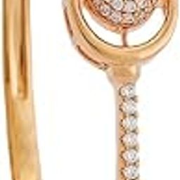 Fashion Jewellery White Gold Polished Zircon Kada With Locking System |Best For Gifting, Bride, Bridemaids & Special Occasion | Zircon Kada For Women - 412994-44