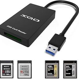 XQD Card Reader - SuperSpeed USB 3.0, 5Gbps, Compatible with Sony G/M Series, Lexar 2933x/1400x, Windows/Mac-4