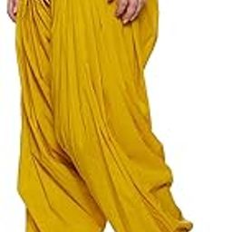 Woman's Plain Cotton SEMI Salwar Free Size || Plain || SEMI Pants || Solid Cotton ||-image-99