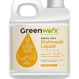 Greenworx - Bio Cleaning Solutions Natural Dishwash Liquid - 5 Ltr | Biodegradable, Non-Toxic, Eco-friendly | Baby & Pet safe-image-17