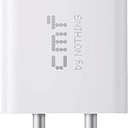 CMF by Nothing 33W Type-C Power Fast Charger Adapter | Compatible with CMF Phone 1, Nothing Phone 2a Plus, Phone 2a, Phone 2, Phone 1 | Quick Charge 3A Wall Charging for Android (White, Without Cable)-5