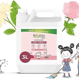 Koparo Natural Disinfectant Floor Cleaner Liquid | 3 Litres | Jasmine Fragrance | Tile & Marble Cleaner | Eco-friendly, Organic & Non-Toxic | Skin Safe, Baby Safe & Pet Friendly-image-29