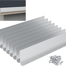Gutter Valley Splash Guard,Straight Rain Diverter Roofing Gutter Guards,Rain Drip Gutter Guard for House Shingle Roofs Corner (8)-picture-12