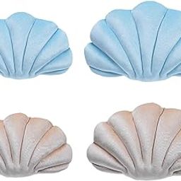 The Style SutraDecorative Throw Pillow Holiday Comfortable Car Dorm Bedding Seashell Pillow Light Blue 34x25cm|Home & Garden | Home Decor| Pillows-image-29