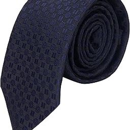 Mens Floral Micro Self, Necktie Gift Set Formal Tie (Pack of 1) (Blue (Rectangle/circle))-image-89