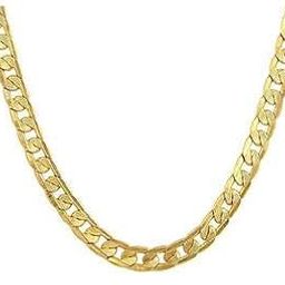 Gold Plated Stylish Brass Chain for Men (Length 22 inches)-image-91