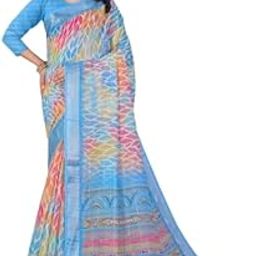 Pure Linen Cotton all Over Silver Lurex jari line with silver jari Borders Digital printing with hand made Jalar on Pallu wax finishing in saree, Traditional Saree-image-17