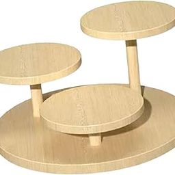 CALANDIS Display Riser Stand Tiered Decor Desktop Cake Stand for Doll Cosmetic Figure 3 Layer | Home & Garden | Furniture | Bookcases-image-49
