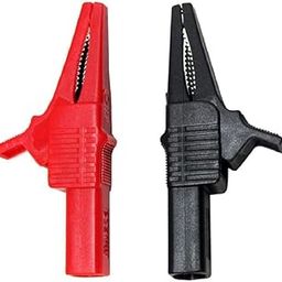 xcluma red and black pair 1000V 32A crocodile clips full insulated copper alligator clip test lead-11