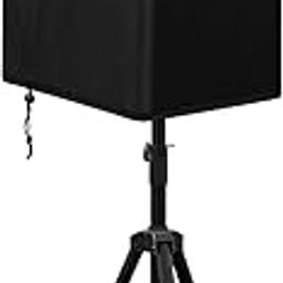 LEXTAVIS® Speaker Cover Bag in Black for Stand Mounted Speakers - Water Resistant, 50 UV Protection - Check Dimensions Before Ordering! (Tripod & Speaker Not Included) (10 INCH)-image-17