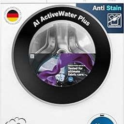 Bosch 9kg 5 Star Anti Stain & AI Active Water Plus Fully Automatic Front Load Washing Machine with Built in Heater (WGA14200IN, Pretreatment & Steam with Anti Bacteria and 5 Star Inverter, White)-4