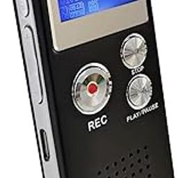 Digital Voice Recorders 8GB Audio Recorder Voice Activated Recorder for Lectures, Meetings, Interviews Recording Device with Microphone USB Cable, MP3 Player (8GB-27