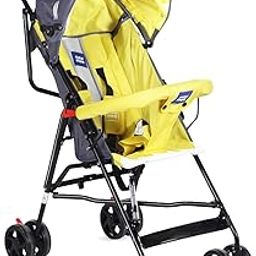Mee Mee Baby Stroller for Infants 0-3 Years - Lightweight, Easy Fold, 360° Swivel Wheels, Multi-Recline, 5-Point Safety Harness (Yellow)-22