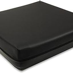 Pepe - Wheelchair Cushions for Sitting (42x42x8 cm), Coccyx & Sciatica Pain Relief, Orthopedic Memory Foam, Black - Made in Europe-image-24