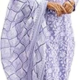 Women's Straight Fit Pure Cotton Mix Floral Printed Embelished Kurta Set with Dupatta and Trouser-picture-0