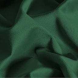 TEXTILES CASA Premium Suede Plain Velvet Fabric By Meters 54 Inches Wide | 220 Gsm And 155 Tc | Ideal For Upholstery, Curtains, Cushions, Bags, Sofa Making | 1 Meter Multiple |(Dark Green, Solid)-picture-0