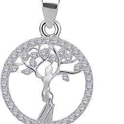 Arihant Gems and Jewels® Stylish Silver 925 Pendant for Men, Women, Boys, and Girls – Banyan Tree Pendant with Chain, Perfect Gift for Sister, Love Gift, Unisex Necklace-picture-22