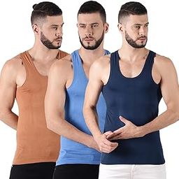 dollar Lehar Men Combed Cotton Round Neck Vest -Colour May Vary-picture-5