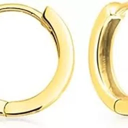 karishma kreations Mens Jewellery Valentine Golden Silver Dumbell Ear mens jewellery Copper Hoop Earring-picture-35