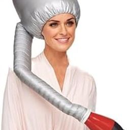 Portable Soft Bonnet Hood Hair Blow Dryer Attachment Head Cover Hot Oil Treatment Hat, Portable Hair Salon Heat Cap for Drying,-image-97