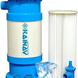 Kainav Smart high Flow mini Whole House Filter, Dual Layer 5 Micron Cartridge with Hardness reducing System, Cartridge Size 5 by 12 inch-image-5
