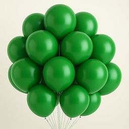 Untumble Green Balloons For Decoration Set of 25 Pcs Balloon For Decoration Birthday Green Metallic balloons for Birthday-image-28