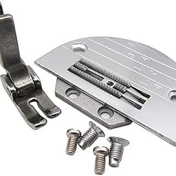Tailor E12 Feed Dog + Needle Plate and Presser Foot Set for Tailoring Sewing Machine Parts Kit-image-36
