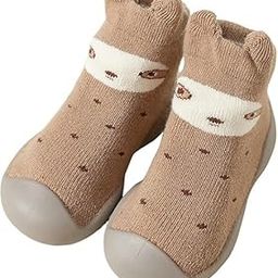 Infant Toddler Soft Children's Multicolor Cute Walking Shoes with Breathable Non-Skid Slipper Indoor Floor Sneakers for Unisex Baby-image-94