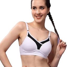 Women's Sports Bra Heavily Padded & Non-Wired Full Coverage with Regular-Straps-image-21