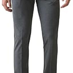 park avenue Men Slim Fit Solid Pattern Poly Viscose Elastane Blend Flat Front Formal Trouser-picture-46