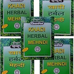 Goofin's Khadi Herbal Black Mehndi Hair Color, 60 G (Black, Pack Of 5)-picture-45