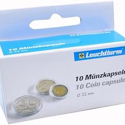 Lighthouse Round Coin Capsules | Inner Diameter 32 | Pack of 10-picture-12