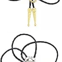 calandis ™ 2x Alloy Bolo Tie Adjustable Costume Retro Style Rope Cowboy for Women Men | Mens Jewelry-picture-30