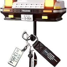 Cool Car Front Wall-Mounted Key Holder | Auto Lights On When Keys are Hand | Home & Office Organizer Vintage Design-image-11