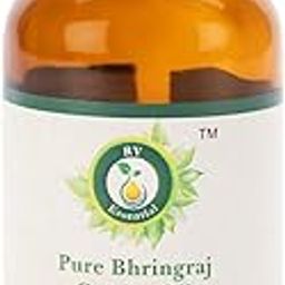 Bhringraj Oil | Eclipta Alba | 100% Pure Natural | Cold Pressed | Bhringraj Hair Oil | For Hair Growth | Rare Herb Series | 10ml | 0.338oz By R V Essential-image-53