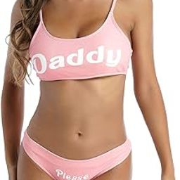 SoSh Women Babydoll Lingerie Bra Panty Set for Honeymoon Special Night Occasion with Bra Panty, G-Thong Customised Logo Printed-image-94