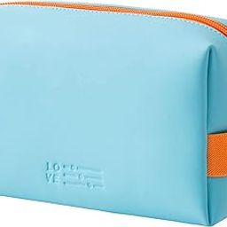Homestrap Carry All Case | Multipurpose Cosmetic Organizer | Makeup Travel Pouch for Women's & Toiletry Bag | Small | Sky Blue 6 cms-image-51