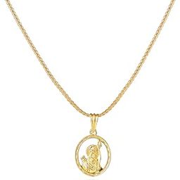 Fashion Jewelry Bhagawan Lord Rama Pendant for Men: Gold Plated Sacred Raghunandana Shri Rama Pendant with Chain Temple Jewelry for Men and Women (Unisex)-OSAK017-IG PENDANTS-image-31