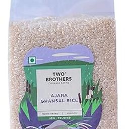 Two Brothers Organic Farms Ajara Ghansal Semi-Polished Rice 1 KG | Organic, Nutrient-Rich, Aromatic, GI Tagged Variety-image-16