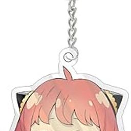 Spy x Family Anime Funny Anya & Dog Keychain Keyring Keytag-image-31