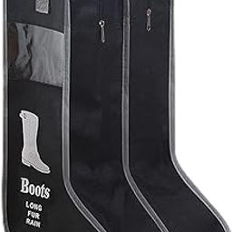 2 Pieces Boots Storage Bags Long Boot Shoe Organizer for Traveling Household-image-24