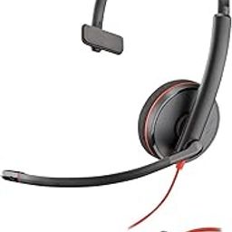 POLY by Plantronics - Blackwire 3210 USB-A Wired Headphones Headset - Single-On Ear (Mono) with Boom Mic - Connect to PC/Mac Via USB-A - Works with Teams, Zoom & More-4