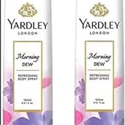 Yardley London morning dew deo PACK OF 2 Deodorant Spray - For Women (300 ml)-image-38