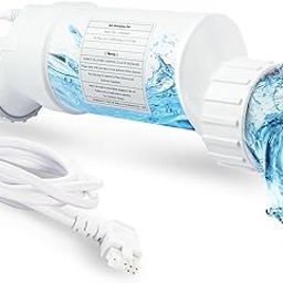 Fexhull Salt Cell up to 15000 Gallon Pool Fit for Hayward T-Cell-3, Salt Chlorine Cell for Floor Float, BLW1T3H T-Cell-3-picture-25