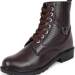 Women Trendy Lace-Up Boots with Durable Sole, Stylish Design, Comfortable Fit, Perfect for Casual and Outdoor Wear-image-74