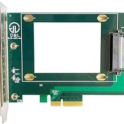 U.2 to PCIe Adapter - x4 PCIe - for 2.5" U.2 NVMe SSD - SFF-8639 PCIe Adapter - U.2 SSD - PCIe SSD - U.2 Drive(PEX4SFF8639)-12