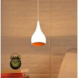 Rishabh Decorative Aluminium White Hanging Lamp/Pendant Lamp/Ceiling Light for Decor Home/Living Room/Bedroom/Office/Dining/Cafe/Restaurants, Plane Balloon Shape Design, White-image-11