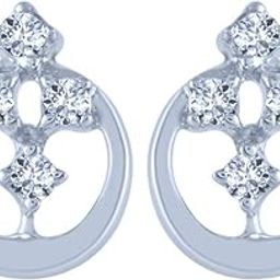 Gold and Diamond Stud Earrings for Women-image-80