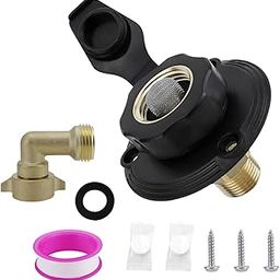 VELURA RV Water Inlet Sturdy Maintenance Practical with Check Valve for Marine Black|1 Sunshade Curtain Buckle Hook Clip|eBay Motors|eBay Motors-image-33