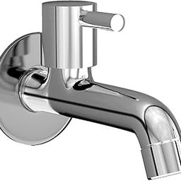 Plantex Long Body Bib Cock for Bathroom with Water Saving Aerator/Brass Spindle Bib Tap with Wall Flange and Teflon Tape for Bathroom (MKS-1272-Chrome)-image-49